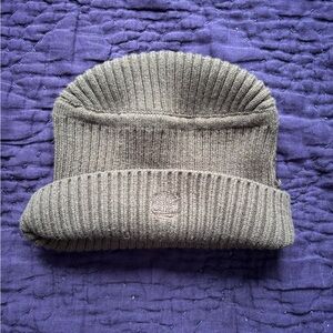 Timberland Brown Ribbed Beanie